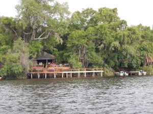 Main deck of Guma Lagoon Camp.