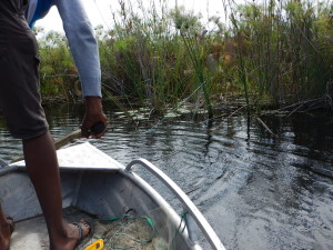 Setting nets in Guma Lagoon