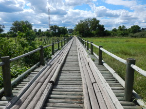 Bridge over the River Khwai.