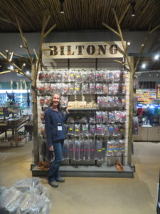 If you continue to read my blog, you will find that I am a biltong addict. The Skukuza gift shop offers a sumptuous array of beef and game biltong and I bought as much as I thought I could eat before having to cross the border back into Botswana (where Customs restricts meat imports).